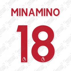 Minamino 18 (Official Liverpool FC English Premier League Away Name and Numbering)