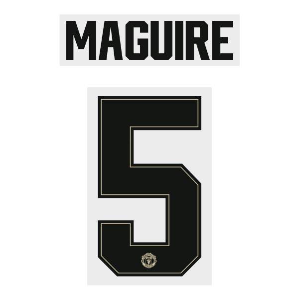 Maguire 5 (Official Manchester United FC 2019/20 Away Name and Numbering - Player Version)