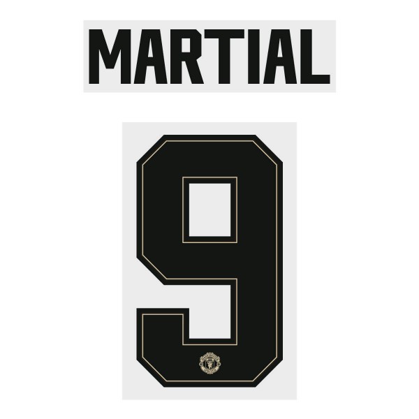 Martial 9 (Official Manchester United FC 2019/20 Away Name and Numbering - Player Version)