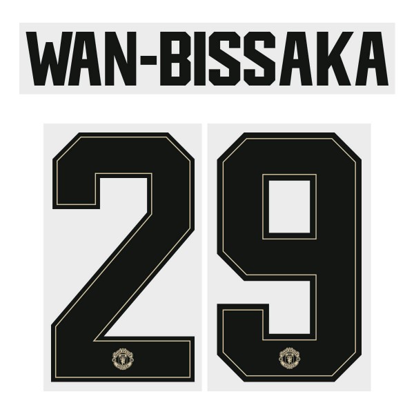 Wan-Bissaka 29 (Official Manchester United FC 2019/20 Away Name and Numbering - Player Version)