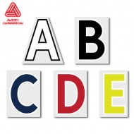 Official The Premier League 49mm Adult Alphabet Printing - Season 19/20 Onwards (by Avery Dennison)