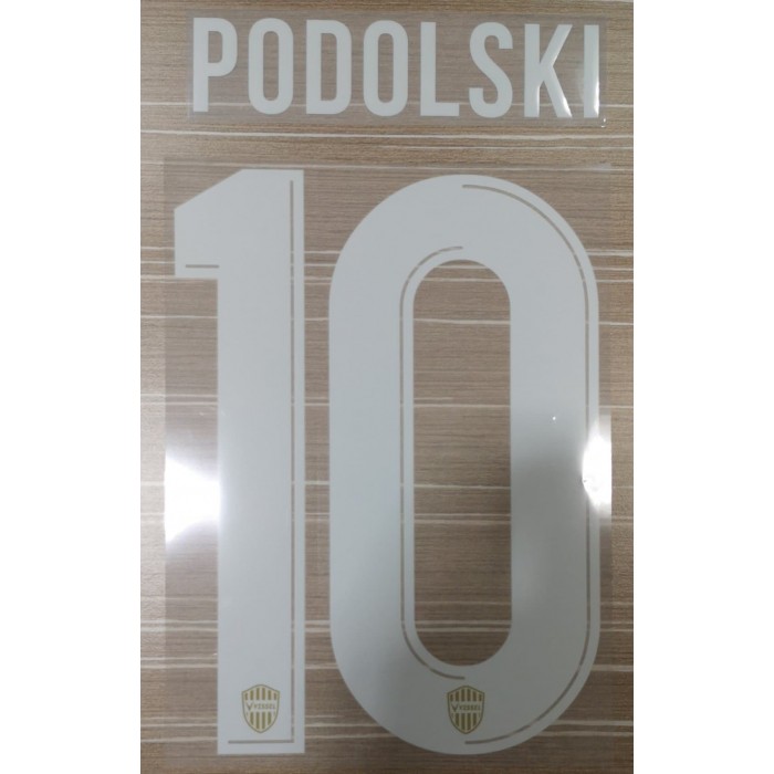 PODOLSKI 10 - VISSEL KOBE 2019 HOME & THIRD SHIRT NAMESET, J-LEAGUE, P10 VK2019, 