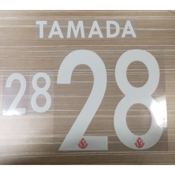 TAMADA 28 - NAGOYA GRAMPUS EIGHT 2019 HOME SHIRT NAMESET, J-LEAGUE, T28 N2019, 