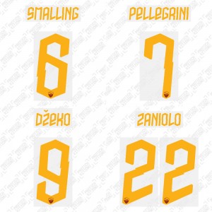 Official Name and Number Cup Printing for AS Roma 19/20 Home Shirt ***(More Players Available)
