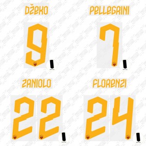 Official Name and Number Cup Printing for AS Roma 19/20 Third Shirt ***(More Players Available)