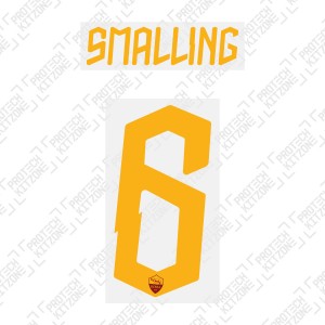 Official Name and Number Cup Printing for AS Roma 19/20 Home Shirt ***(More Players Available)