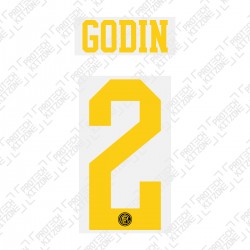 [CLEARANCE] Godin 2 - Official Name and Number Cup Printing for Inter Milan 19/20 Third Shirt 