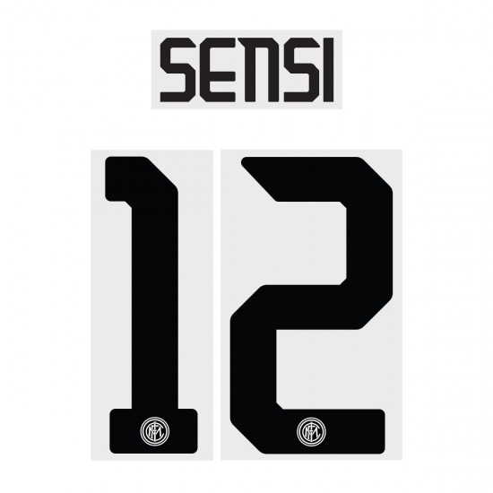 Sensi 12 - Official Name and Number Cup Printing for Inter Milan 19/20 Away Shirt 