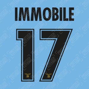 Immobile 17 (Official SS Lazio 19/20 120Y Anniversary & 20/21 UEFA CL Name and Numbering)