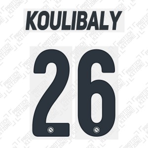 Koulibaly 26 (Official SSC Napoli 2019/20 Third Name and Numbering)