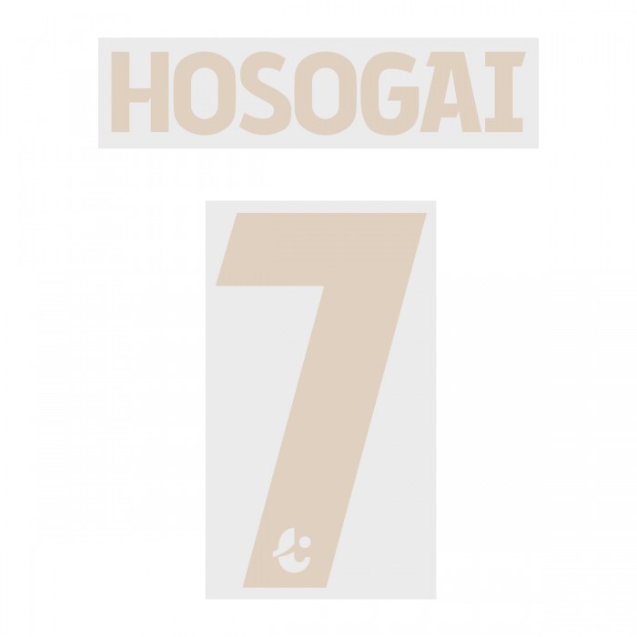 Hosogai 7 (Official Buriram United 2019 Third Name and Numbering), Buriram United, HOSOGAI7BUTD19T, 