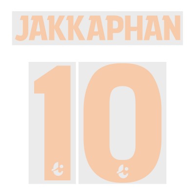 Jakkaphan 10 (Official Buriram United 2019 Home Name and Numbering)