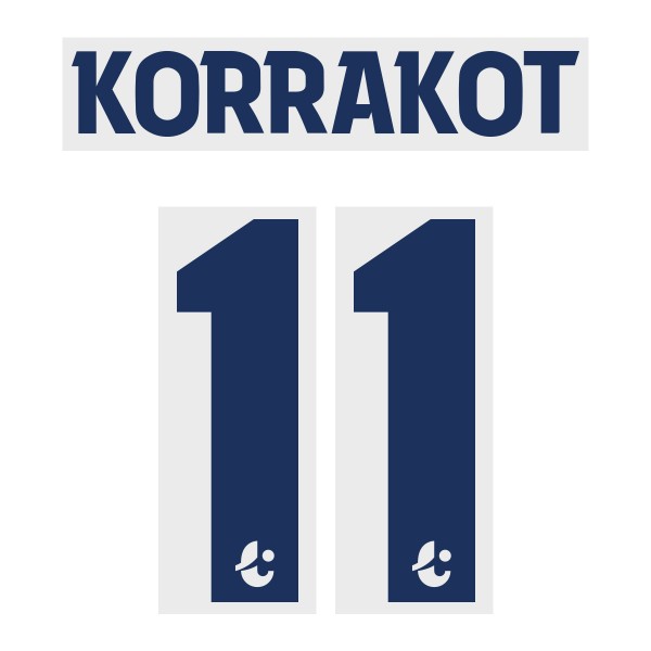 Korrakot 11 (Official Buriram United 2019 Away Name and Numbering)