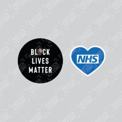Official Black Live Matter+NHS Badge