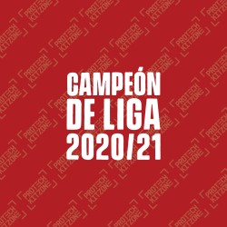 Official Campeón De Liga 2020/21 Badge (For Atletico Madrid 2020/21 Home Shirt)