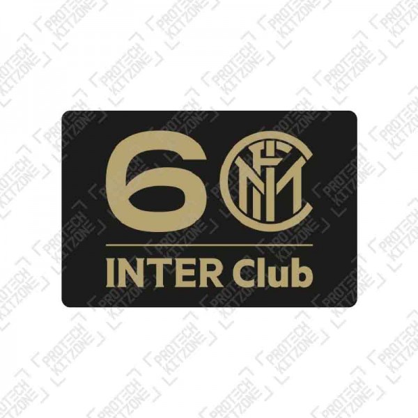 Official Inter Club 60th Anniversary Special Edition Sleeve Badge