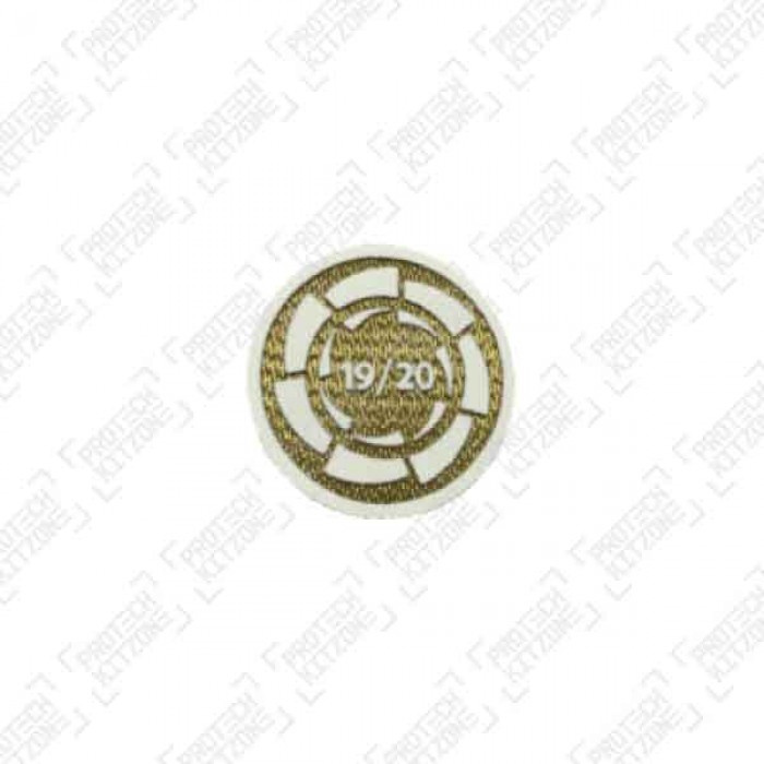 Official La Liga 2019/20 Champions Badge (For Real Madrid 2020/21 Shirts), Official Spain Leagues Badges, LALIGA CHAMP 1920, 