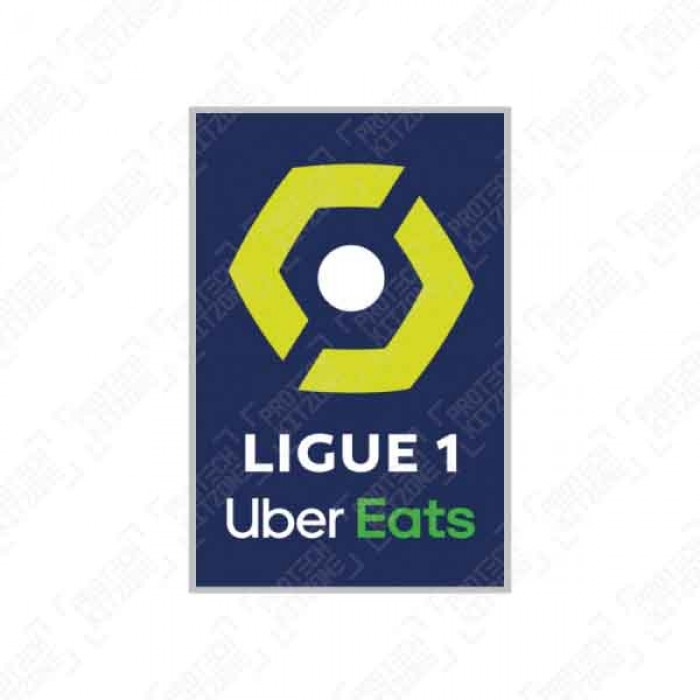 Official France Ligue 1 Uber Eats Sleeve Patch (Season 2020/21 Onwards), Official France Leagues Badges, L1UBEREATS2021, 