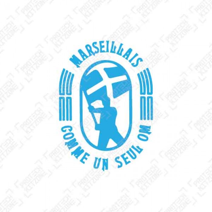 Marseillais comme un seul OM Front Sponsor (For Olympique Marseille 2020/21 Shirt), FRENCH LIGUE 1, Comme Seul OM, 