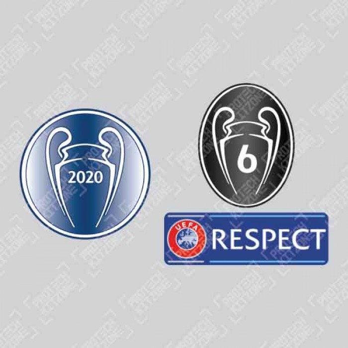 Official Sporting iD UEFA Champions 2020 Badge Set, UEFA Champions League, UEFA CHAMP20SET, 