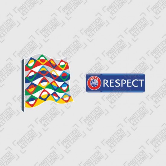 Uefa League of Nations Set Player Issue Patch DekoGraphics for Shirt Jersey 