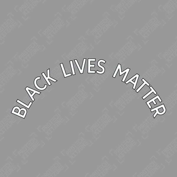 Black Lives Matter (Official English Premier League White Nameblock)