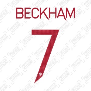 Beckham 7 (Official Manchester United FC 2020/21 Third Name and Numbering