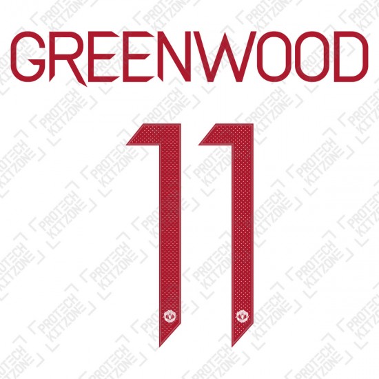 Greenwood 11 (Official Manchester United FC 2020/21 Third Name and Numbering