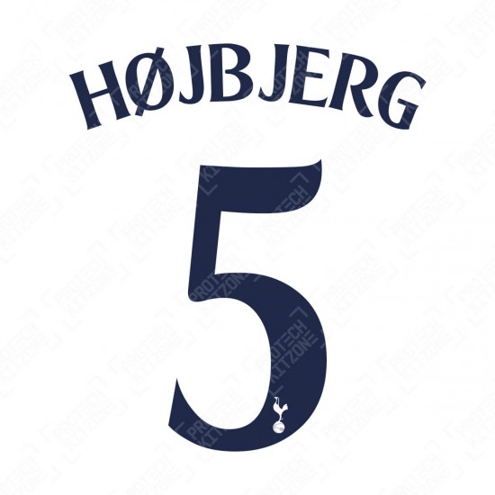 Højbjerg 5 (Official Tottenham Hotspur FC Home Cup Name and Numbering)