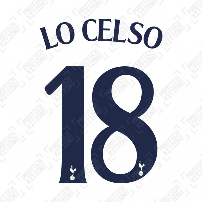 Lo Celso 18 (Official Tottenham Hotspur FC Home Cup Name and Numbering), Tottenham Hotspur, LC18 THFC HM NNS, 