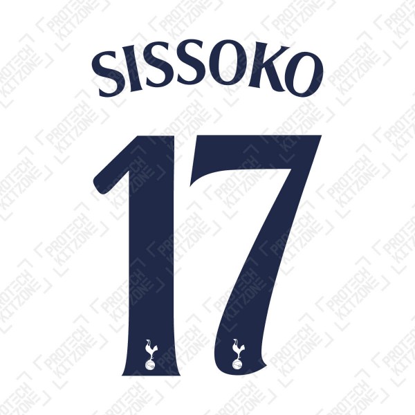 Sissoko 17 (Official Tottenham Hotspur FC Home Cup Name and Numbering)