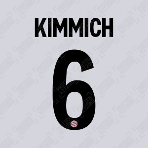 Kimmich 6 (OFFICIAL BAYERN MUNICH 2020/21 Away Cup NAME AND NUMBERING)