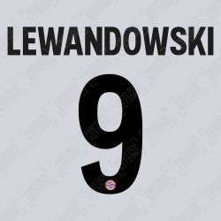 Lewandowski 9 (OFFICIAL BAYERN MUNICH 2020/21 Away Cup NAME AND NUMBERING)