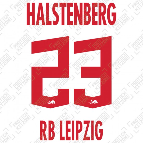Halstenberg 23 (Official RB Leipzig 2020/21 Home Name and Numbering) - UEFA CL Ver.