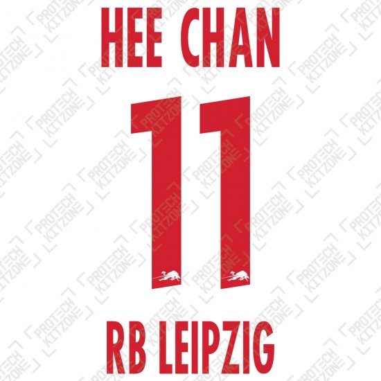 Hee Chan 11 (Official RB Leipzig 2020/21 Home Name and Numbering) - UEFA CL Ver.