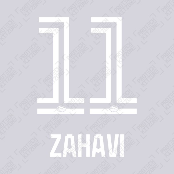 Zahavi 11 (Official PSV Eindhoven 2020/21 Home / Away / Third Shirt Name and Numbering)