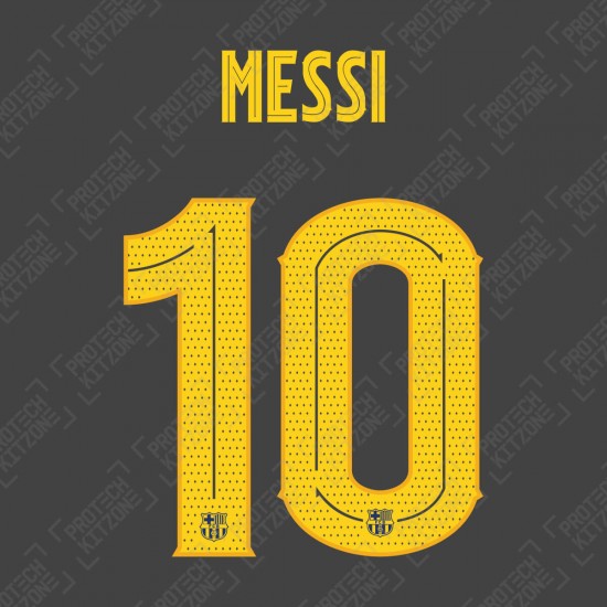 Messi 10 - Official FC Barcelona Player Version Cup Name and Numbering 