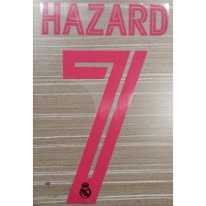 Hazard 7 (Official Real Madrid FC 20/21 Third Cup Name and Numbering)