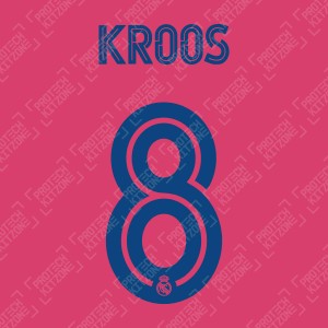 Kroos 8 (Official Real Madrid FC 20/21 Away Cup Name and Numbering)