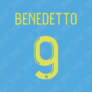 Benedetto 9 (Official OM 2020/21 Third Ligue 1 Name and Numbering)