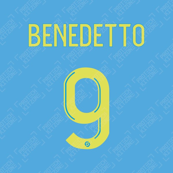 Benedetto 9 (Official OM 2020/21 Third Ligue 1 Name and Numbering)