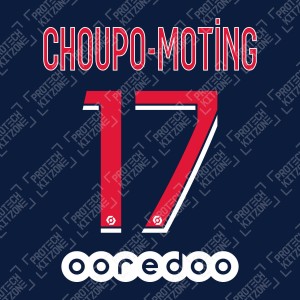 CHOUPO-MOTING 17 (Official PSG 2020/21 Home Ligue 1 Name and Numbering)