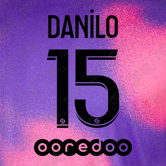 Danilo 15 (Official PSG 2020/21 Fourth Ligue 1 Name and Numbering)