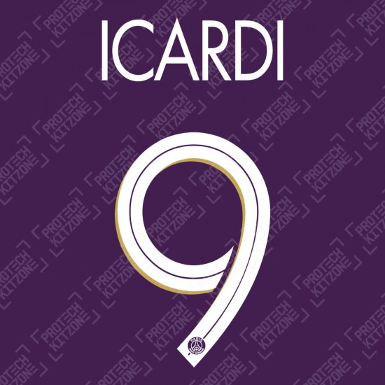 Icardi 9 (Official PSG 2020/21 Third UEFA CL Name and Numbering)