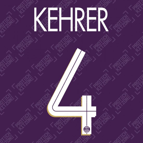 Kehrer 4 (Official PSG 2020/21 Third UEFA CL Name and Numbering)