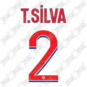T. Silva 2 (Official PSG 2020/21 Away Ligue 1 Name and Numbering)