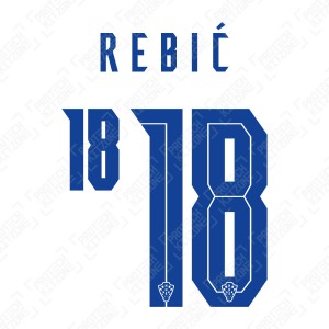 Rebić 18 (Official Croatia 2020 Home Name and Numbering)