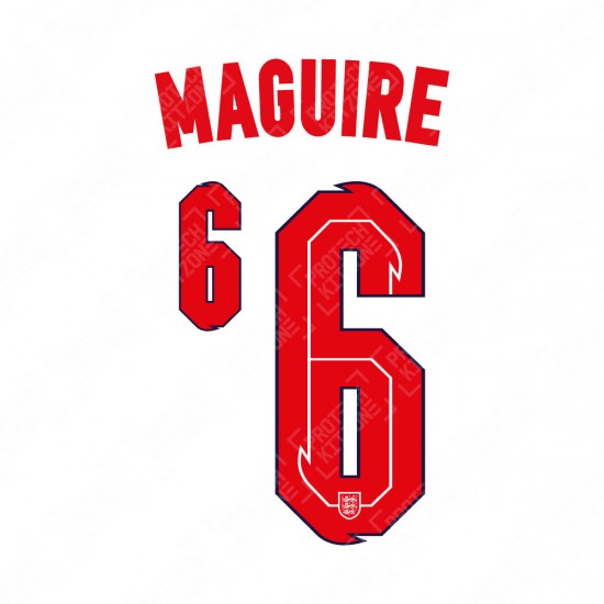 Maguire 6 (Official England 2020 Home Name and Numbering)