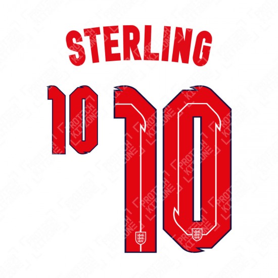 Sterling 10 (Official England 2020 Home Name and Numbering)