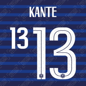 KANTE 13 (Official France 2020 Home Name and Numbering)